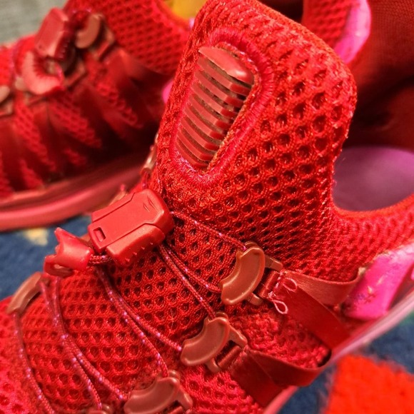 Nike Shox Gravity Red Crush Running Shoes Womens Size 7 AQ8554-606 - Picture 8 of 15